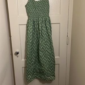 Lucky Brand Green Maxi Dress XS